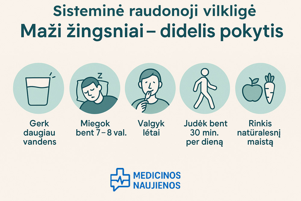 sistemines raudonosios vilkliges prevencijos rekomendacija