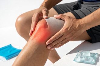 knee joint inflammation and repair
