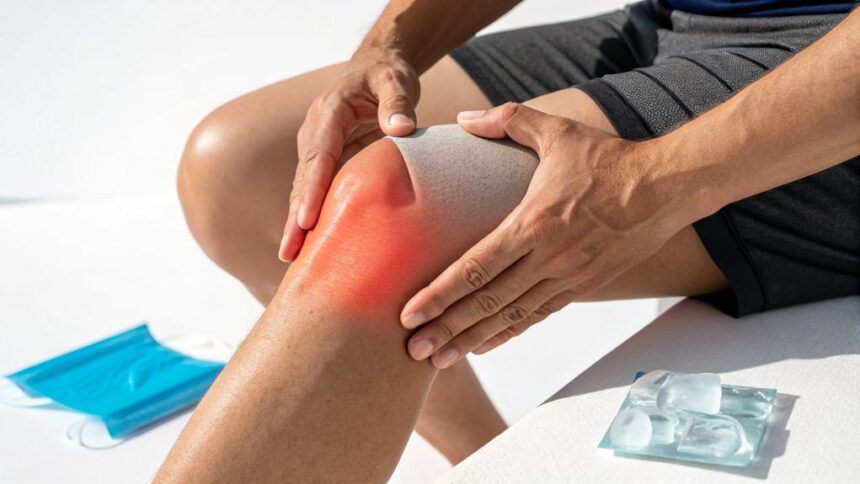 knee joint inflammation and repair