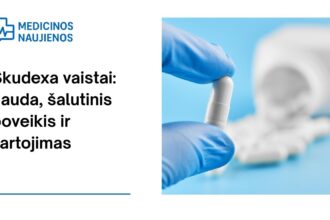 % Skudexa vaistai: nauda, galimas šalutinis poveikis, kaip vartoti ir dar daugiau
