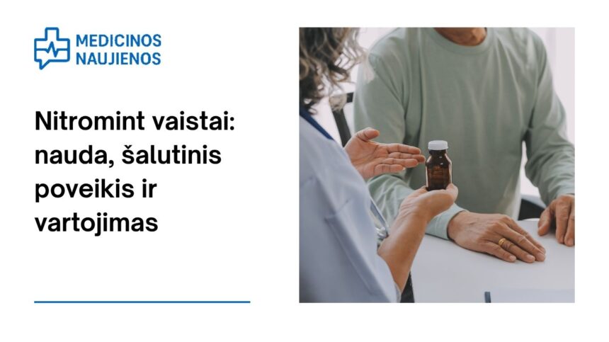 % Nitromint: kuo jis gali padėti, galimas šalutinis poveikis, kaip vartoti ir dar daugiau