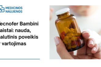 % Tecnofer Bambini: kuo jis gali padėti, galimas šalutinis poveikis, kaip vartoti ir dar daugiau