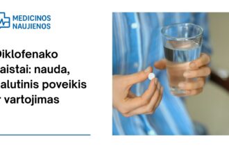 % Diklofenakas : nauda, galimas šalutinis poveikis, kaip vartoti ir dar daugiau