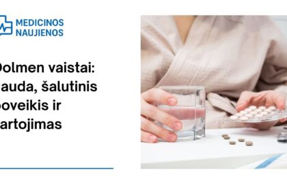 % Dolmen: nauda, galimas šalutinis poveikis, kaip vartoti ir dar daugiau