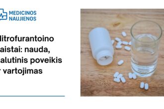 % Nitrofurantoinas: nauda, galimas šalutinis poveikis, kaip vartoti ir dar daugiau