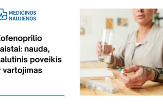 % Zofenoprilis: nauda, galimas šalutinis poveikis, kaip vartoti ir dar daugiau