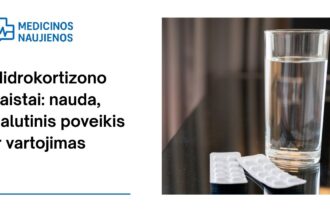 % Hidrokortizonas: nauda, galimas šalutinis poveikis, kaip vartoti ir dar daugiau