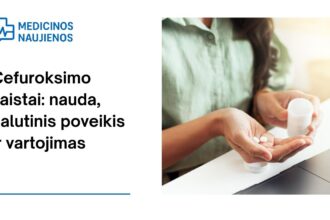 % Cefuroksimas: kuo jis gali padėti, galimas šalutinis poveikis, kaip vartoti ir kt.