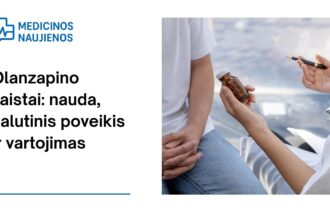 % Olanzapinas: kuo jis gali padėti, galimas šalutinis poveikis, kaip vartoti ir kt.