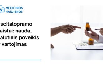 % Escitalopramas: kuo jis gali padėti, galimas šalutinis poveikis, kaip vartoti ir dar daugiau
