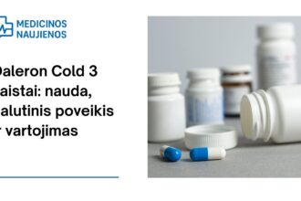 % Daleron Cold 3: kuo jis gali padėti, galimas šalutinis poveikis, kaip vartoti ir dar daugiau