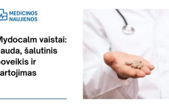 % Mydocalm: kuo jis gali padėti, galimas šalutinis poveikis, kaip vartoti ir dar daugiau