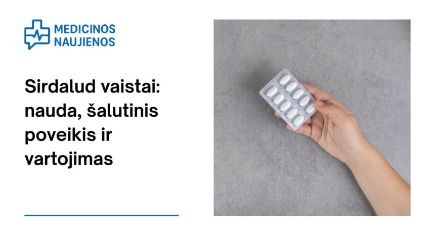 % Sirdalud: kuo jis gali padėti, galimas šalutinis poveikis, kaip vartoti ir dar daugiau