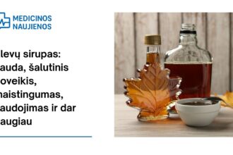 % Klevų sirupas: nauda, šalutinis poveikis, maistingumas, naudojimas ir dar daugiau