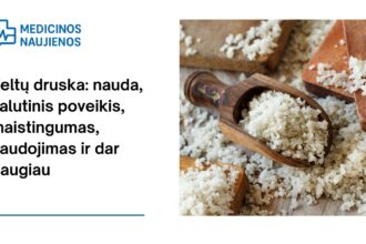 % Keltų druska: nauda, šalutinis poveikis, maistingumas, naudojimas ir dar daugiau