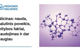 % Glicinas: nauda, šalutinis poveikis, mitybos faktai, panaudojimas ir dar daugiau