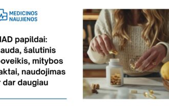 % NAD papildai: nauda, šalutinis poveikis, mitybos faktai, naudojimas ir dar daugiau