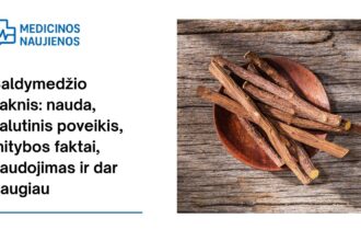 % Saldymedžio šaknis: nauda, šalutinis poveikis, mitybos faktai, naudojimas ir dar daugiau