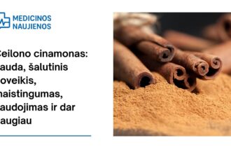 % Ceilono cinamonas: nauda, šalutinis poveikis, maistingumas, naudojimas ir dar daugiau