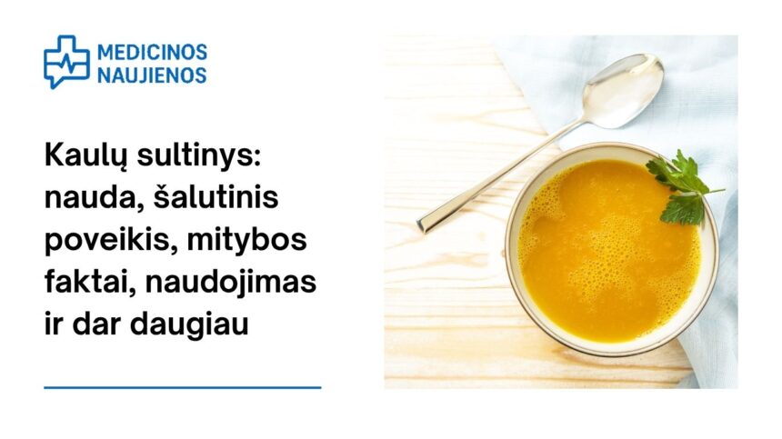 % Kaulų sultinys: nauda, šalutinis poveikis, mitybos faktai, naudojimas ir dar daugiau