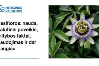 % Pasifloros: nauda, šalutinis poveikis, mitybos faktai, naudojimas ir dar daugiau