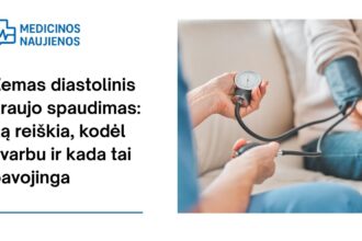 % Žemas diastolinis kraujo spaudimas: ką reiškia, kodėl svarbu ir kada tai pavojinga