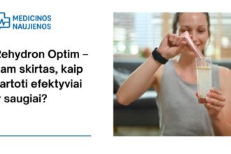 % Rehydron Optim – kam skirtas, kaip vartoti efektyviai ir saugiai?