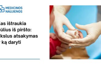 % Kas ištraukia pūlius iš piršto: tikslus atsakymas ir ką daryti