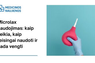 % Microlax naudojimas: kaip veikia, kaip teisingai naudoti ir kada vengti