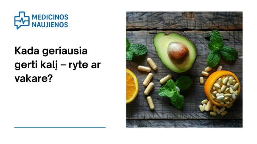 % Kada geriausia gerti kalį – ryte ar vakare?