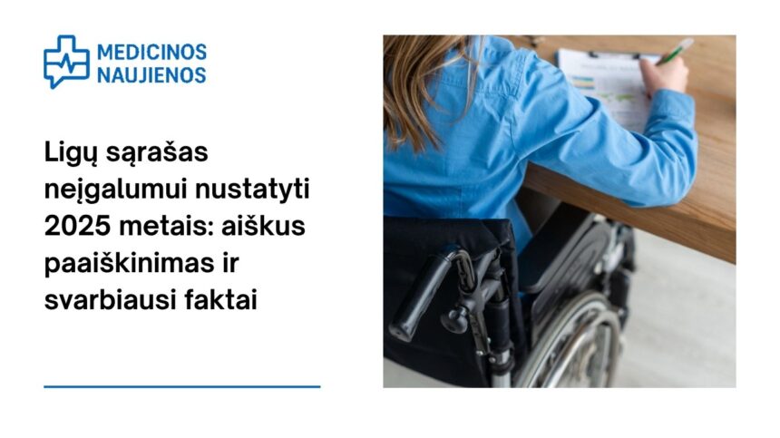 % Ligų sąrašas neįgalumui nustatyti 2025 metais: aiškus paaiškinimas ir svarbiausi faktai