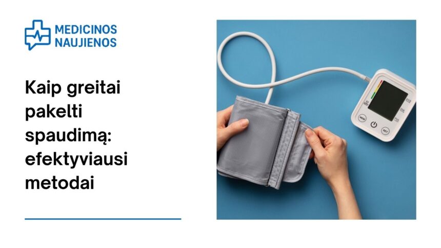 % Kaip greitai pakelti spaudimą: efektyviausi metodai
