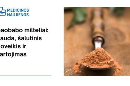 % Baobabo milteliai: nauda, šalutinis poveikis, mitybos faktai, naudojimo būdai ir dar daugiau