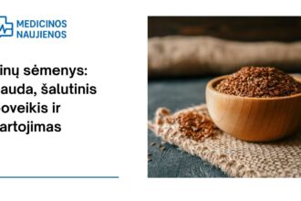 % Linų sėmenys: nauda, šalutinis poveikis, maistingumo faktai, naudojimas ir dar daugiau