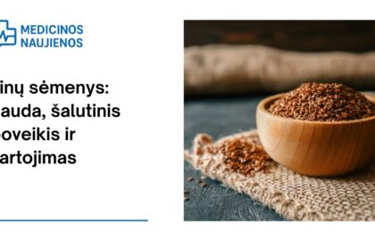 % Linų sėmenys: nauda, šalutinis poveikis, maistingumo faktai, naudojimas ir dar daugiau