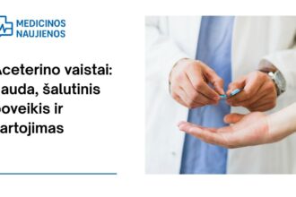 % Aceterinas: kuo jis gali padėti, galimas šalutinis poveikis, kaip vartoti ir dar daugiau