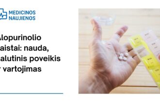% Alopurinolis: kuo jis gali padėti, galimas šalutinis poveikis, kaip vartoti ir dar daugiau
