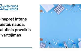 % Sinupret Intens: kuo jis gali padėti, galimas šalutinis poveikis, kaip vartoti ir dar daugiau