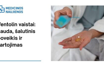 % Ventolin: kuo jis gali padėti, galimas šalutinis poveikis, kaip vartoti ir dar daugiau