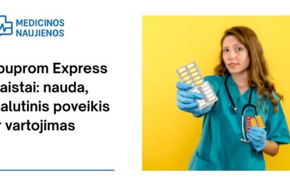 % Ibuprom Express: kuo jis gali padėti, galimas šalutinis poveikis, kaip vartoti ir dar daugiau