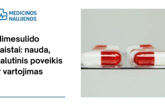 % Nimesulidas: kuo jis gali padėti, galimas šalutinis poveikis, kaip vartoti ir dar daugiau