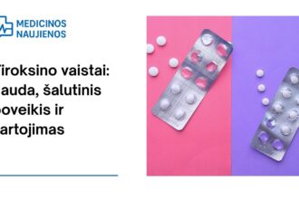 % Tiroksinas: kuo jis gali padėti, galimas šalutinis poveikis, kaip vartoti ir dar daugiau