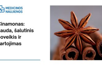 % Cinamonas: nauda, šalutinis poveikis, maistingumas, naudojimas ir dar daugiau