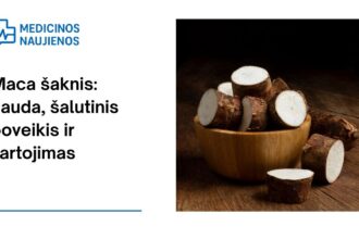 % Maca šaknis: nauda, šalutinis poveikis, maistingumas, naudojimas ir dar daugiau