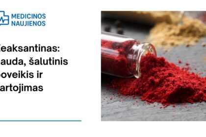 % Zeaksantinas: nauda, šalutinis poveikis, mitybos faktai, naudojimas ir dar daugiau