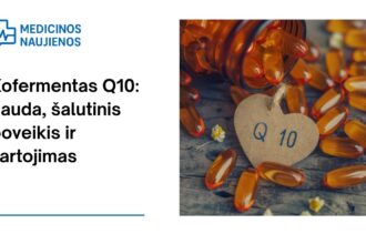 % Kofermentas Q10: nauda, šalutinis poveikis, mitybos faktai, naudojimas ir dar daugiau