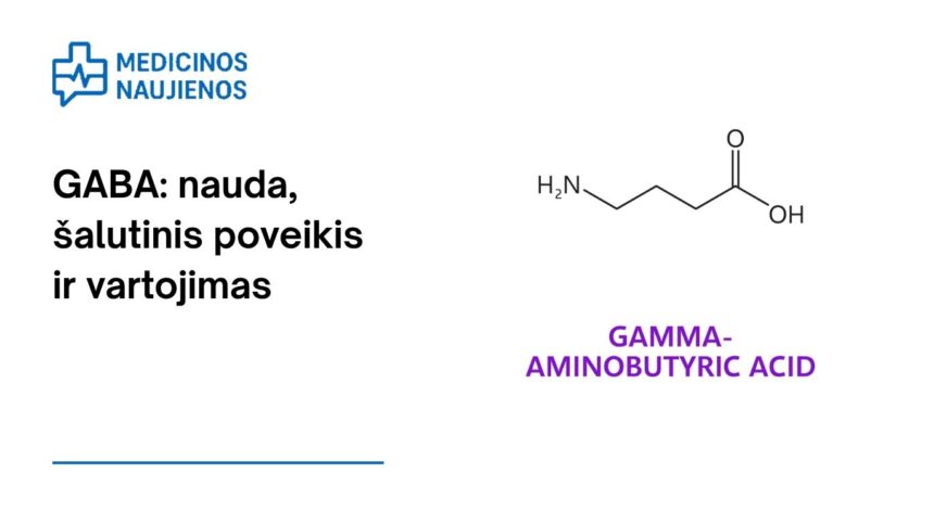 % GABA: nauda, šalutinis poveikis, mitybos faktai, naudojimas ir dar daugiau