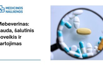 % Mebeverinas: kuo jis gali padėti, galimas šalutinis poveikis, kaip vartoti ir dar daugiau