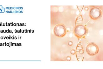 % Glutationas: nauda, šalutinis poveikis, mitybos faktai, naudojimas ir dar daugiau