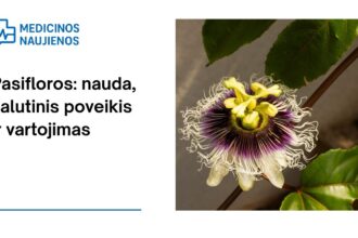 % Pasifloros: nauda, šalutinis poveikis, mitybos faktai, naudojimas ir dar daugiau